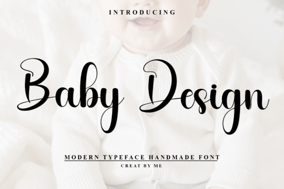 Baby Design: A Festive Font for Creative Business Branding
