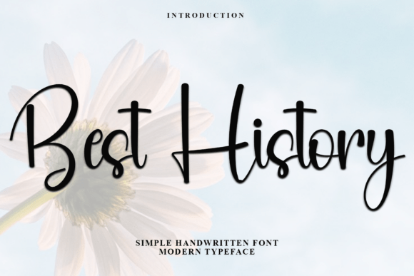 Best History: A Versatile Script Font for Crafters