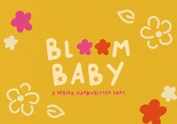 Bring Charm to Your Creations with Bloom Baby Font
