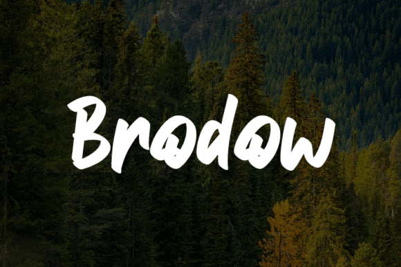 Brodow: A Modern Typeface for Editorial Elegance
