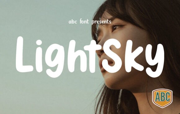 Craft a Warm Welcome with the Light Sky Font