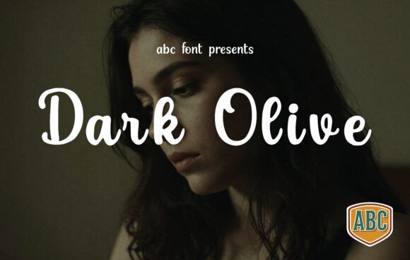 Crafting Bold & Vintage Charm with Dark Olive Font