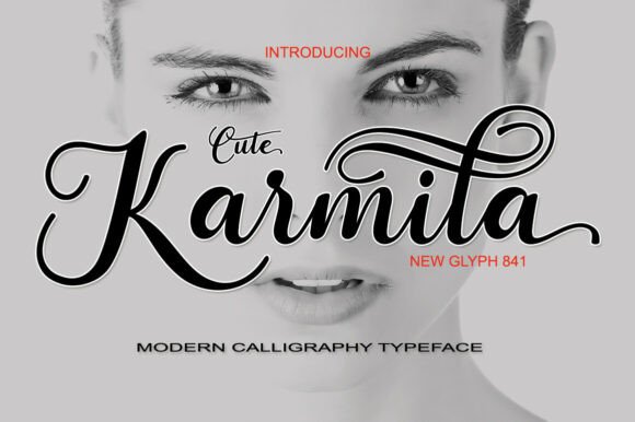 Cute Karmila: A Script Typeface Designed for Editorial Expression