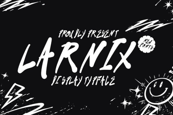 Discover Larnix: A Playful Handwritten Font for Bold Branding