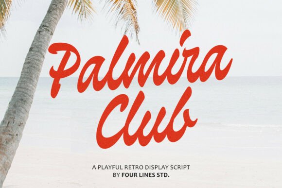 Enhance Your Brand with Palmira Club: A Playful Retro Display Font