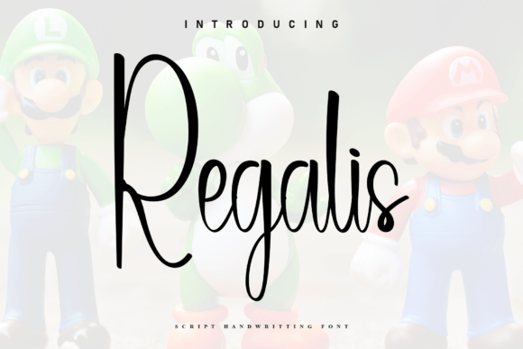 Enhance Your Brand with Regalis: A Charming Handwritten Font