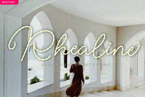 Exploring Rhealine: A Dashed Script Font for Warm, Modern Websites