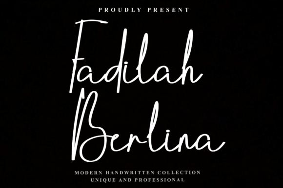 Fadilah Berlina: A Font for Modern Marketing Communication