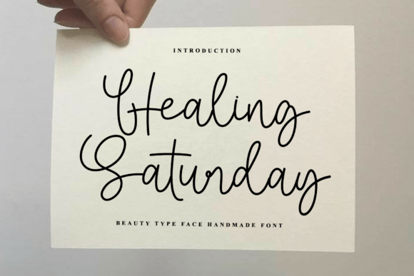 Healing Saturday: A Script Font Built for Campaign Impact
