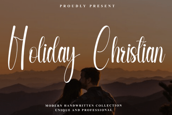 Holiday Christian: A Script Font with Editorial Flair
