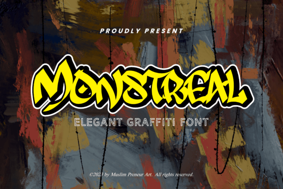 Monstreal: A Graffiti Font That Builds Bold Brand Identity