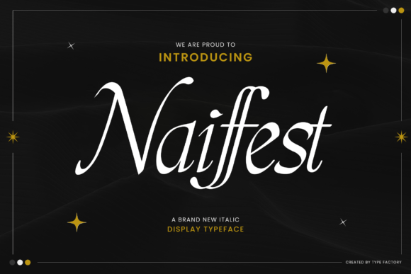 Naiffest: A Stylish Script Font for Editorial Design