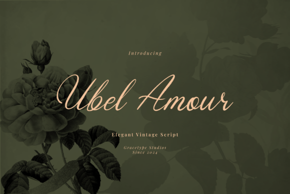 Ubel Amour: Elevate Your Brand with This Elegant Vintage Script
