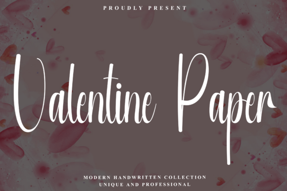 Valentine Paper: A Charming Font for Handmade Creations