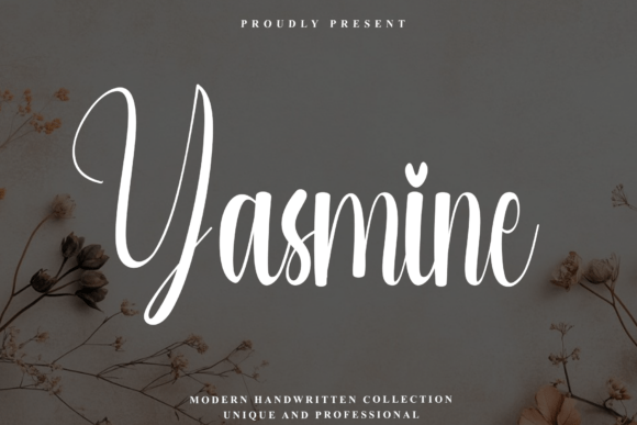 Yasmine: A Modern Handwritten Font for Elegant Branding